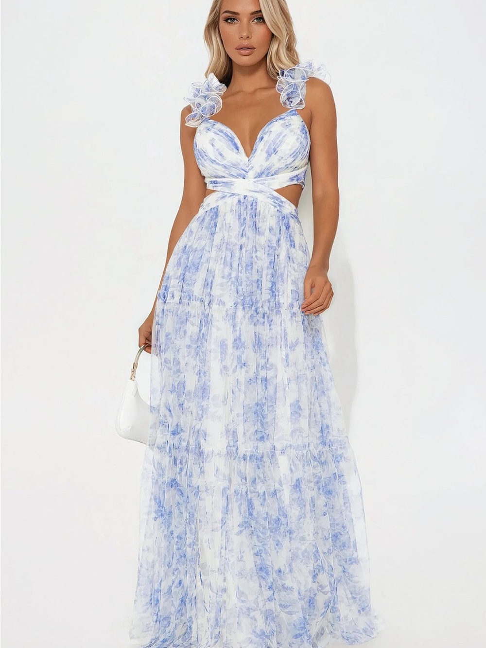 New Daphne Mesh Maxi Dress